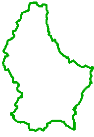 mapa Luksemburga