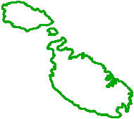 mapa Malty