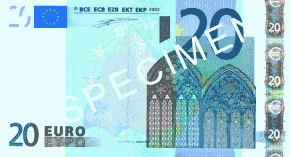 banknot 20 euro