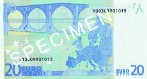 banknot 20 euro