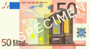 banknot 50 euro