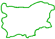 mapa Bugarii