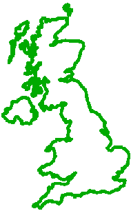 mapa Wielkiej Brytanii