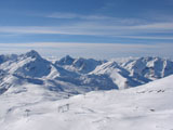 Widok ze stacji Les 2 Alpes