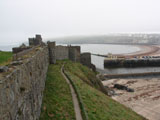Mury zamku na Wyspie Man
