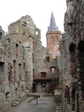 ruiny zamku, Orkady, Szkocja