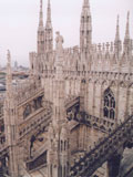 Dach mediolaskiej katedry